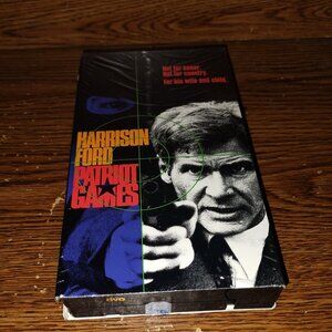 Patriot Games (VHS, 1992, Paramount Pictures) Harrison Ford